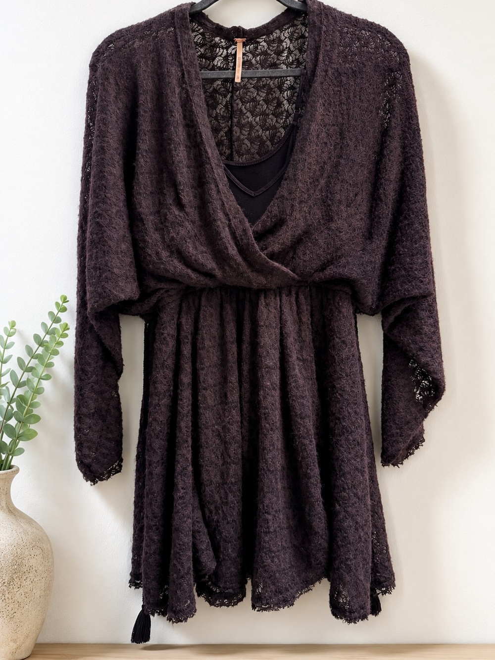 Free People Lace Knit Top